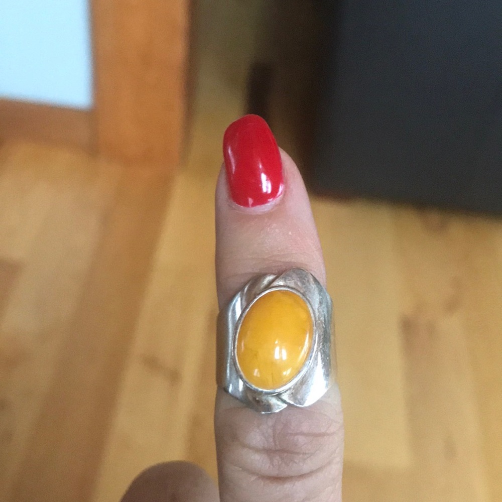 Sterling Silver Contemporary Ringvintage - image 2